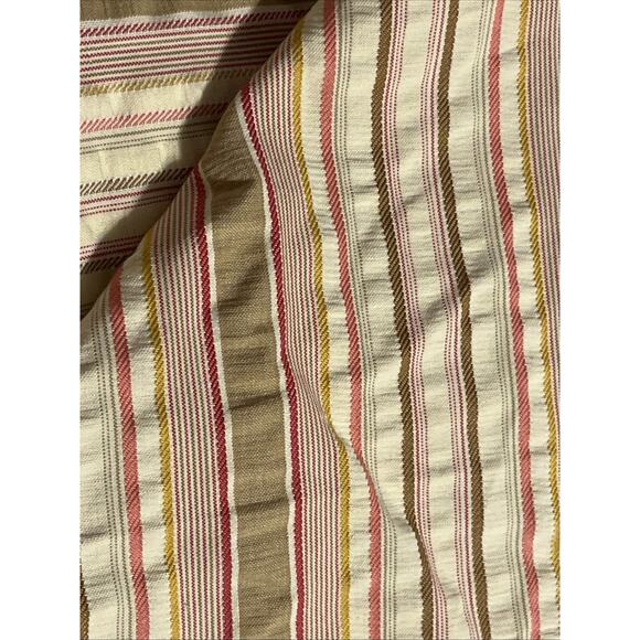 Striped Vintage Fabric 476x56” Brocade - Picture 2 of 3